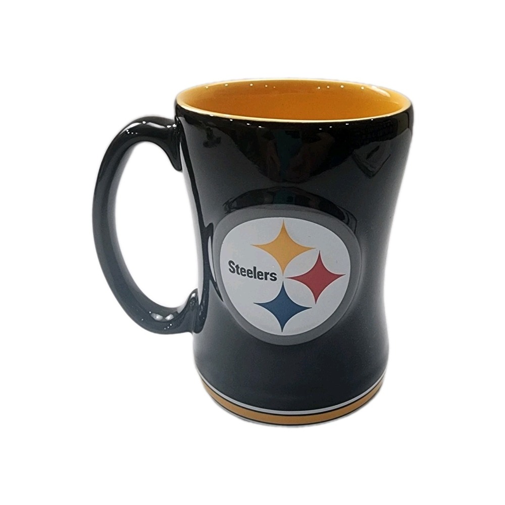 Pittsburgh STEELERS 2014 Coffee Cup Mug Boelter brands NFL Black Yellow